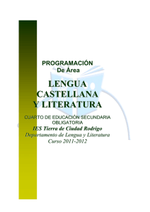 lengua castellana y literatura