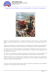 Regresa Harry Potter a los estanquillos con edición ilustrada