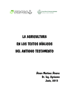 Agricultura en la Biblia - Colegio de Ingenieros Agronomos de