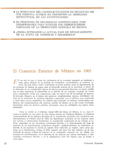 El Comercio Exterior de México en 1965