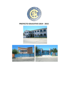 proyecto educati proyecto educativo 2014 - 2015