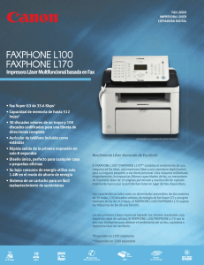 Impresora Láser Multifuncional basada en Fax x