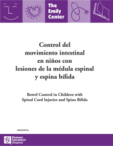 Bowel Control in Children with Spinal Cord Injuries and Spina Bifida