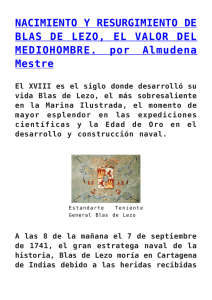 Blas de Lezo - Revista La Alcazaba
