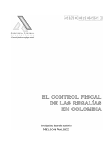 El Control Fiscal de las Regalías en Colombia