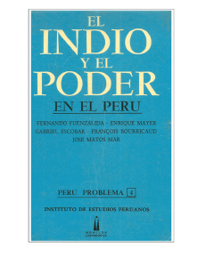 El indio y el poder en el Peru