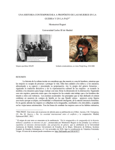 Una Historia Contempor&aacute;nea a prop&oacute;sito de las mujeres - e