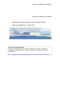 Buscar en Medline con PubMed - Bibliosaúde