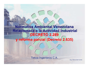 Normativa Ambiental Venezolana 2635