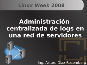 Administración centralizada de logs en una red de servidores