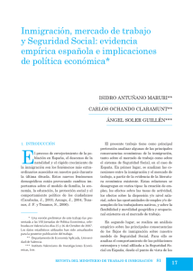 evidencia empírica española e implicaciones de política económica