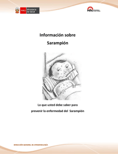 Lo que usted debe saber para prevenir la enfermedad del Sarampión