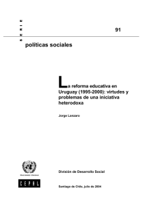 La reforma educativa en Uruguay