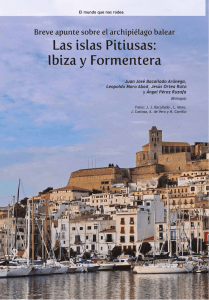 Las islas Pitiusas: Ibiza y Formentera