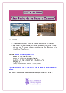 Visita Cultural: San Pedro de la Nave y Zamora