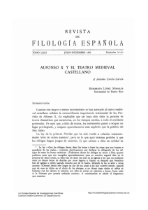 Alfonso X y el teatro medieval castellano