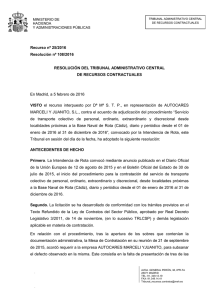 0108/2016 - Ministerio de Hacienda y Administraciones Públicas