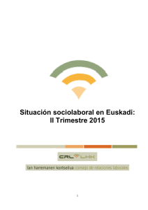 Situación sociolaboral en Euskadi - CRL
