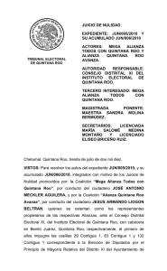 sentencia - Tribunal Electoral de Quintana Roo