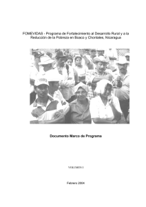 FOMEVIDAS - Programa de Fortalecimiento al Desarrollo Rural y a