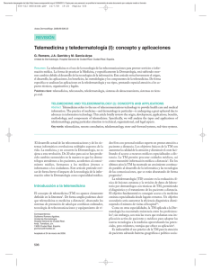 Telemedicina y teledermatología (I): concepto y aplicaciones
