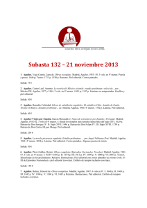 Subasta 132 – 21 noviembre 2013
