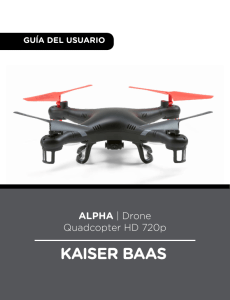 ALPHA | Drone Quadcopter HD 720p