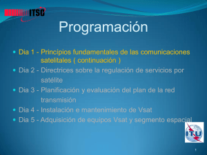 Diapositivo 1 - International Telecommunications Satellite