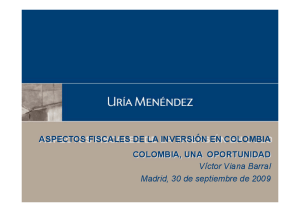 A. Tributación en Colombia de las rentas del EP