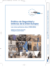 esdp i text spanish.qxp - European Union Institute for Security Studies