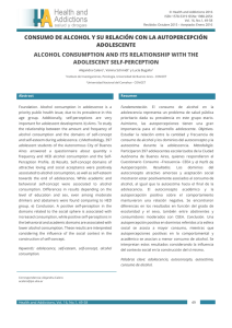 consumo de alcohol y su relación con la autopercepción