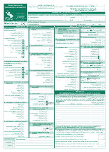 Paraguay 2002 census enumeration form