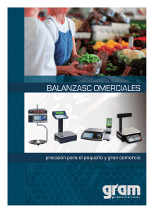 Catálogo balanzas comerciales