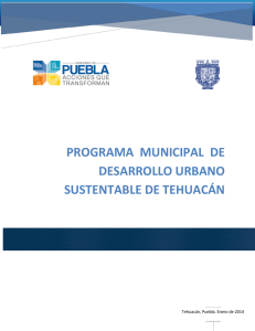 Programa Municipal de Desarrollo Urbano Sustentable de Tehuacán