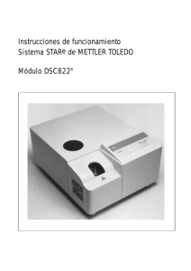 Módulo DSC822e - Mettler Toledo