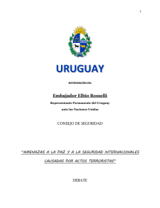 uruguay - Consejo de Seguridad de las Naciones Unidas