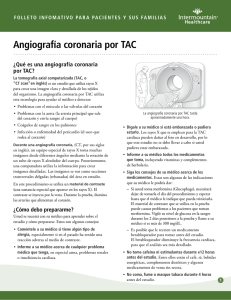 Angiografía coronaria por TAC