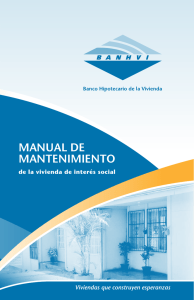 manual de mantenimiento - Banco Hipotecario de la Vivienda