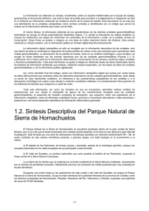 Sintesis Descriptiva del Parque Natural de Sierra de Hornachuelos