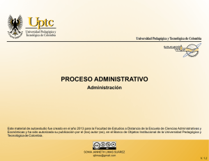 proceso administrativo - Repositorio Institucional