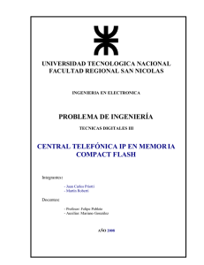 Central telefónica IP - Facultad Regional San Nicolás