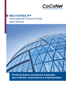 MULTIVERSA IFP International Finance Portal para bancos
