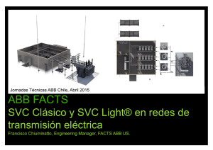 Francisco Chiuminatto, "ABB FACTS, SVC Clásico y SVC Light® en