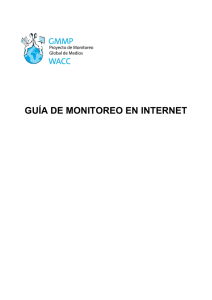 guía de monitoreo en internet