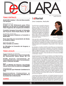 Editorial - RedCLARA