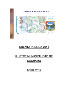 CUENTA PUBLICA 2011 - Ilustre Municipalidad de Cochamó