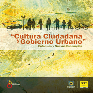 Cultura Ciudadana y Gobierno Urbano - Puig-i