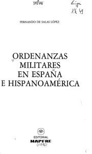 ordenanzas j militares en españa e hispanoamérica