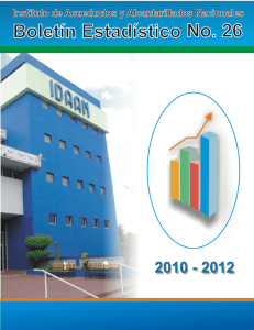 Boletín Estadístico 2012