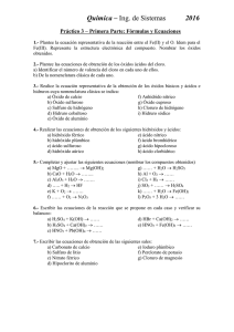 P3. Formulas y ecuaciones/Estequiometría